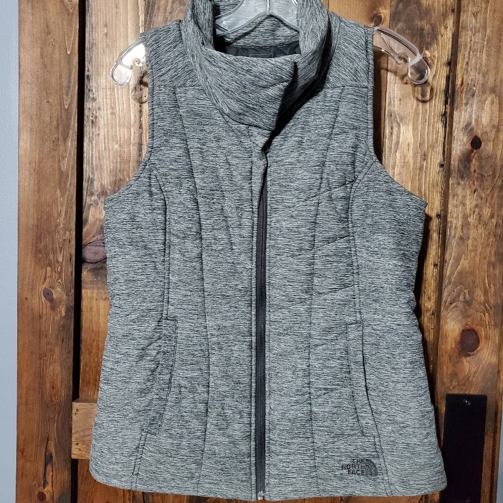 Gray North Face Medium Vest